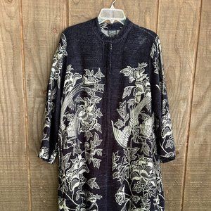 Citron Santa Monica Bird of Paradise Long Coat/Duster